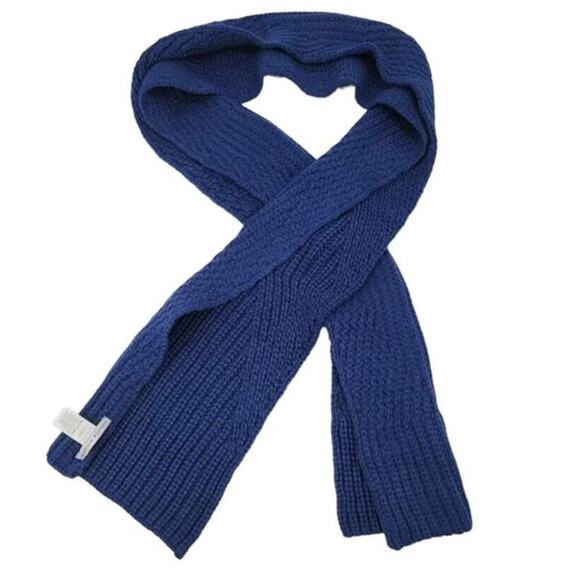 Rebecca Minkoff Women's Traveling Rib Scarf in Night Blue One Size $58 - Picture 1 of 5